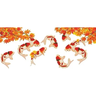 Afbeelding van Diamond Dotz DD15.011, Originele 5D Painting Set Coy Carp, Knutselpakket met 49.303 Ronde Steentjes, voor Volwassenen, Hobbypakket ca. 150x65 cm Kinderen Vanaf 8 Jaar