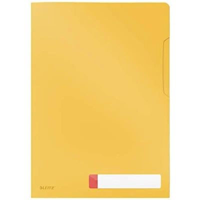Afbeelding van Leitz Cosy L map, Ft A4, Pp Van 200 Micron, Ondoorzichtig, Geel map
