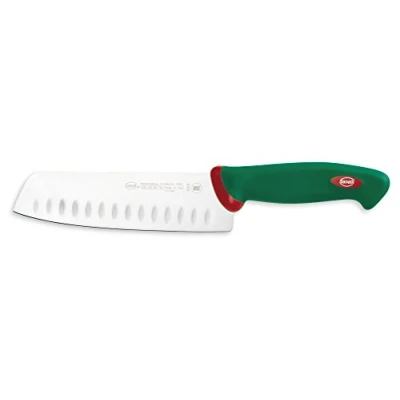 Afbeelding van Sanelli Premana Professional Line 315618 Japans mes, gekarteld, lengte 18 cm, groen