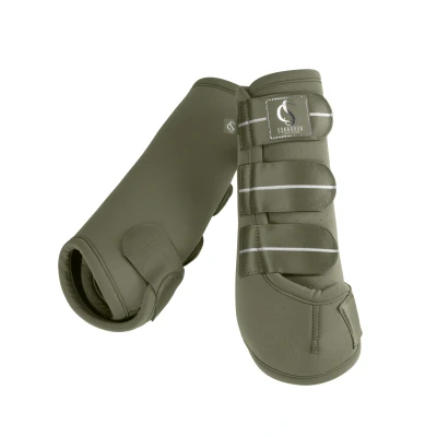 Image de Eskadron Flextrainers Classic Sports Pro Dressage Jambes Avant Dusty OliveVendu par Agradi