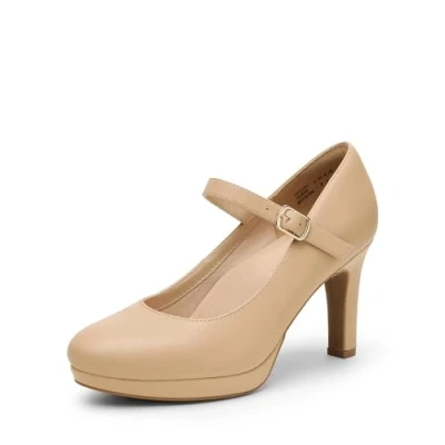 Afbeelding van Pumps met gesloten teen voor dames, NUDE