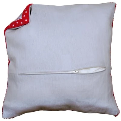 Image de Kit dos de coussin avec fermeture gris