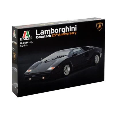 Image de Maquette de voiture : Lamborghini Countach (25 ans) Italeri