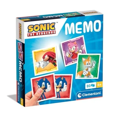 Afbeelding van Clementoni Educatief spel Memo Sonic 80 Tiles voor kinderen van 4 tot 6 jaar, gemaakt in Italië 18303