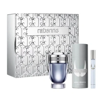 Afbeelding van Rabanne Invictus Eau De Toilette 3pc Geschenkset