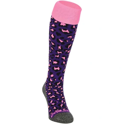 Afbeelding van Cheetah Hockeysokken Purple 505 31 35 Print