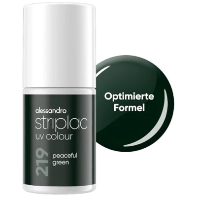 Afbeelding van alessandro Striplac UV Colour Nagellak, Maat: 6.5 ml, Peaceful green