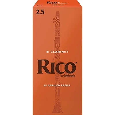 Image de D&#039;Addario RCA2525 Anches clarinette Sib, force 2.5, boîte de 25
