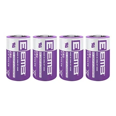 Afbeelding van EEMB CR2 3 V lithiumbatterij, 850 mAh, V, niet oplaadbaar, 4 stuks, compatibel met Fujifilm Instant Camera STAX Mini Rangefinder, zaklampen, rekenmachines
