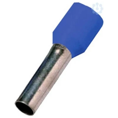 Afbeelding van Intercable adereindhuls gesoleerd 25 mm blauw 100 stuks