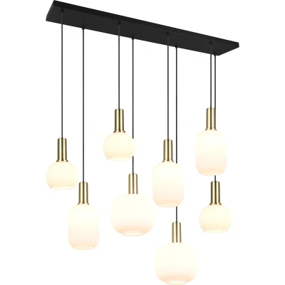 Afbeelding van TRIO DIVA Hanglamp Messing mat excl. 8x E27 8,5W