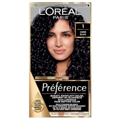 Afbeelding van L&#039;Oreal Preference Hair Dye 1 Napoli Black