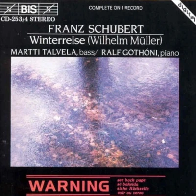 Afbeelding van Martti Talvela &amp; Ralf Gothóni Schubert: Winterreise (A Winter Journey) (CD)