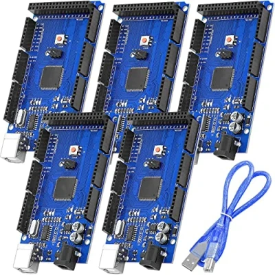 Afbeelding van AZDelivery 3 x AZ Mega 2560 R3 Bestuur met ATmega2560 USB kabel