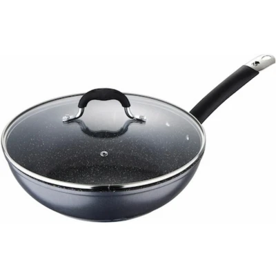 Afbeelding van Wokpan Masterpro Grijs Aluminium Gehard (Ø 28 Cm)