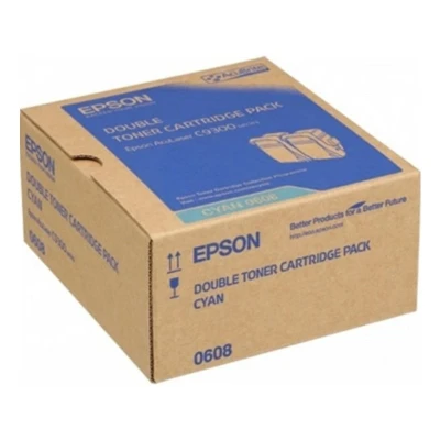 Afbeelding van Epson S050608 Toner Cyaan 2 pack