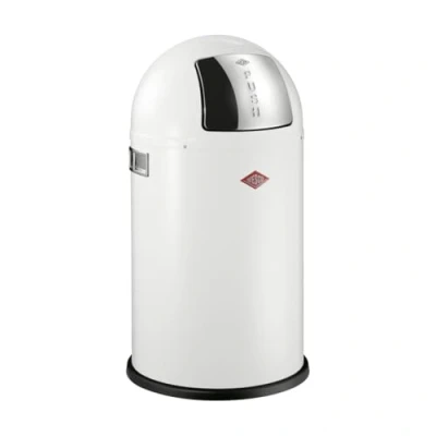 Afbeelding van Afvalbak Wesco Pushboy Junior, wit