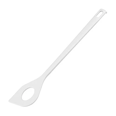 Afbeelding van FACKELMANN 24279 keukenlepel met gat, 30 cm, wit