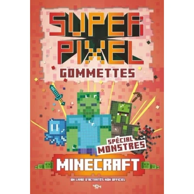 Image de Super Gommettes Pixels Minecraft spécial monstres