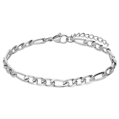 Afbeelding van Lucardi Twinkling Armband silvercoloured, Maat: 19, Silver coloured
