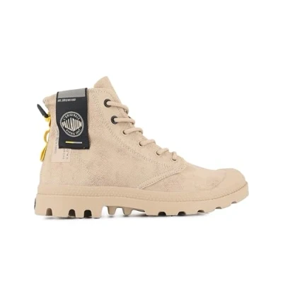 Afbeelding van Palladium Pampa Surplus Veterboots, Maat: 42, Warm sand Textiel