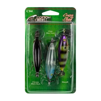 Afbeelding van Cotton Cordell Crazy Shad 3 Pack Kunstaas set