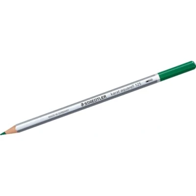 Afbeelding van Staedtler Karatâ 125 5 Kleurpotloden, aquarelstiften, groen, 6 stuks