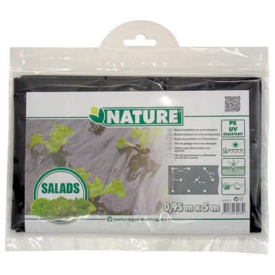 Afbeelding van Nature Kweekfolie Sla Groeifolie Gronddoek 0.95x5 m Zwart Anti Uv