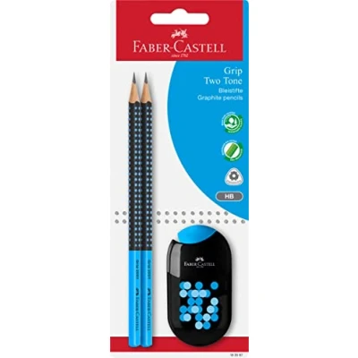 Afbeelding van Faber Castell, Potlood, Gum GRIP 2001 (HB, 2 x)