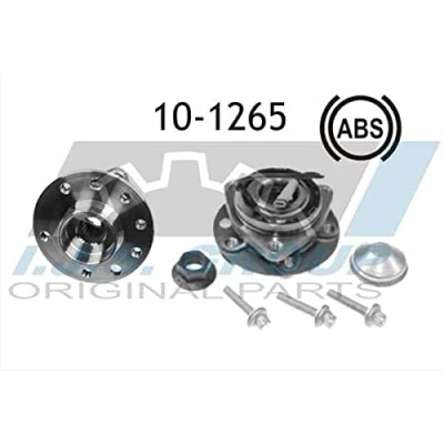Afbeelding van IJS GROUP 10 1265 Wiellagerset Vooras Met ingebouwde ABS sensor 137mm