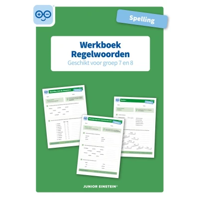 Afbeelding van Werkboek Spelling Regelwoorden groep 7 en 8