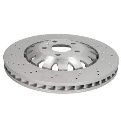 Afbeelding van SHW Performance AFX41521 Remschijf Vooras 370 32 interne ventilatie, tweedelige remschijf, geperforeerd/met noppen Gecoat High carbon