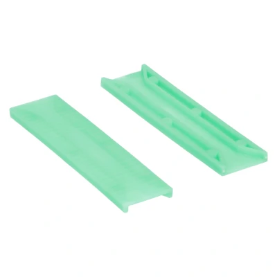 Afbeelding van Wovar Glasblokjes 26 mm breed 5 dik Groen Per 100 stuks