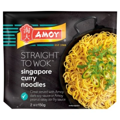 Afbeelding van Amoy Singapore, rechte wok, 2 stuks per verpakking, 300 g, 6