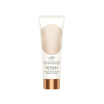 Afbeelding van Sensai Silky Bronze Protective Suncare Cream for Face SPF50+ 50 ml