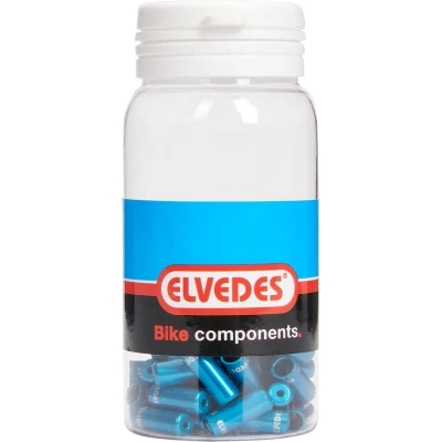 Afbeelding van Elvedes Kabelhoedje 4.2mm alu blauw