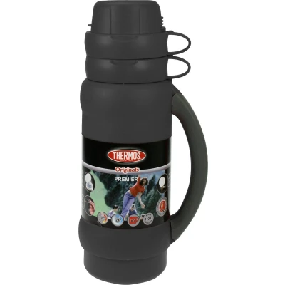 Afbeelding van Thermos Premier Isoleerfles 1L Zwart