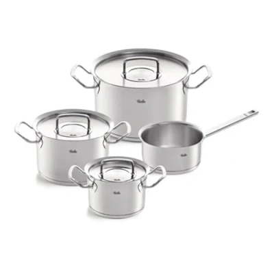 Afbeelding van Fissler Original Profi Collection 2022 4 Delig Steelpan RVS deksels