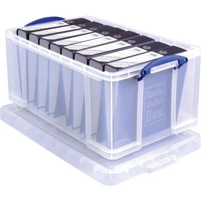 Afbeelding van Really Useful Box opbergdoos 64 liter, transparant