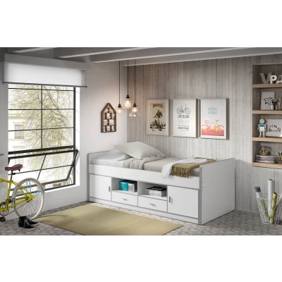 Afbeelding van LUCEVI Bonny 90 Kajuitbed 90x200cm Wit