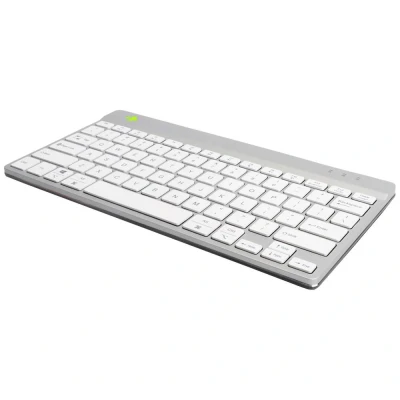 Afbeelding van R GO Tools Compact Break Toetsenbord Bluetooth QWERTY, Nederlands Wit Ergonomisch