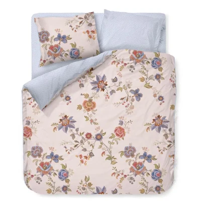 Afbeelding van Pip Studio Cece Fiore dekbedovertrek Lits Jumeaux 240x200/220 Wit