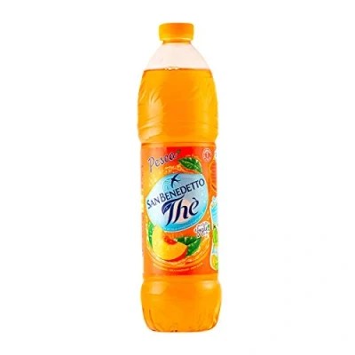 Image de San Benedetto The&#039; Peach Lot de 12 x thé glacé rafraîchissant 1,5 l