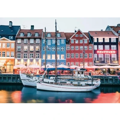 Image de Puzzle 1000 pièces Ravensburger Copenhague Danemark