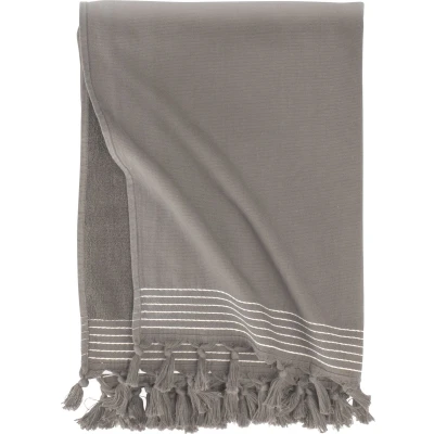 Afbeelding van Walra Hamamdoek Soft Cotton Taupe 100x180 360 gr/m²