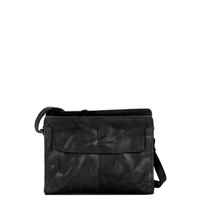 Afbeelding van Leather Cross body Leyla Black