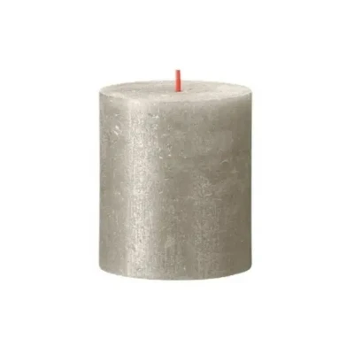 Afbeelding van Stompkaars Shimmer 80/68 Champagne Bolsius