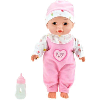 Afbeelding van Toi toys Liggende Babypop Met Flesje 30cm