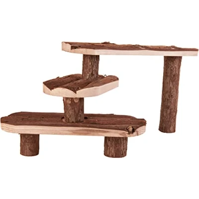 Afbeelding van Trixie Knaagdiertrap Schorshout Kooi Accessoire 38x24 cm