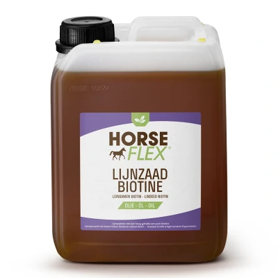 Image de Horseflex Huile de biotine graines lin 2,5L